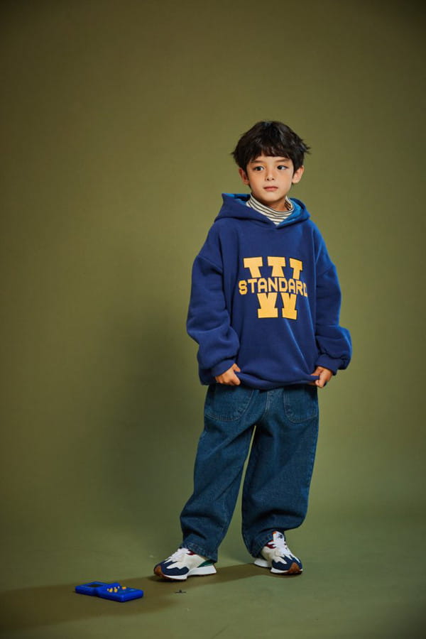 KOKOYARN - Korean Children Fashion - #Kfashion4kids - Fleece Denim Out Pocket Wide Pants - 3