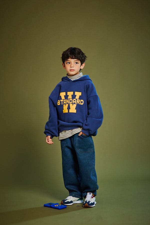 KOKOYARN - Korean Children Fashion - #Kfashion4kids - Fleece Denim Out Pocket Wide Pants - 4