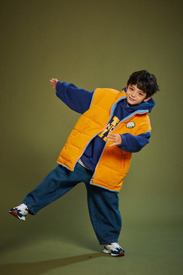 KOKOYARN - Korean Children Fashion - #Kfashion4kids - Fleece Denim Out Pocket Wide Pants - 5