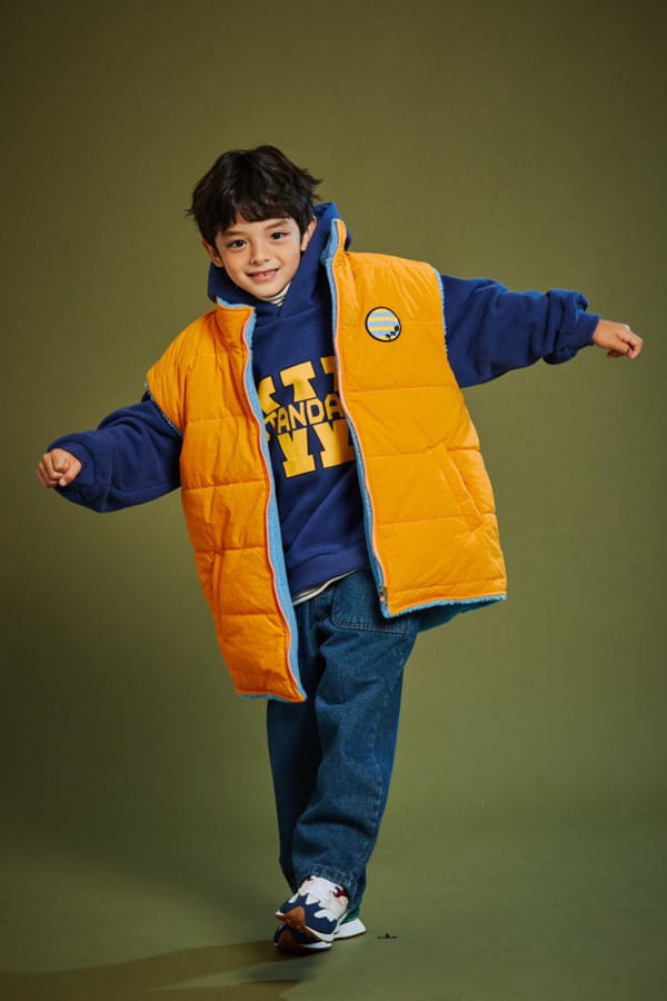 KOKOYARN - Korean Children Fashion - #Kfashion4kids - Fleece Denim Out Pocket Wide Pants - 6