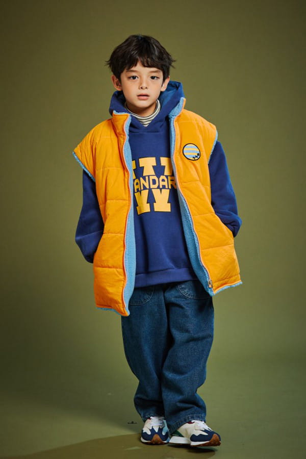 KOKOYARN - Korean Children Fashion - #Kfashion4kids - Fleece Denim Out Pocket Wide Pants - 7