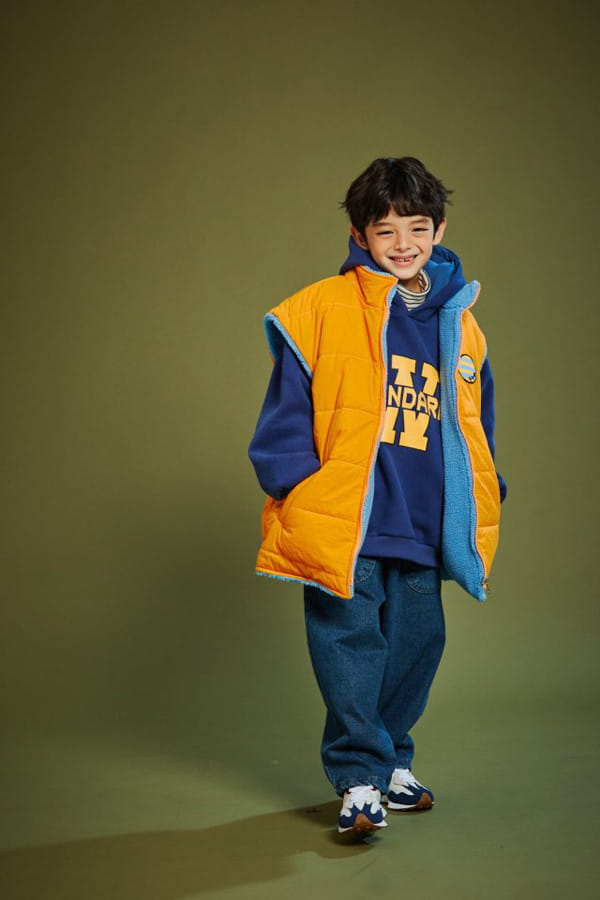 KOKOYARN - Korean Children Fashion - #Kfashion4kids - Fleece Denim Out Pocket Wide Pants - 8