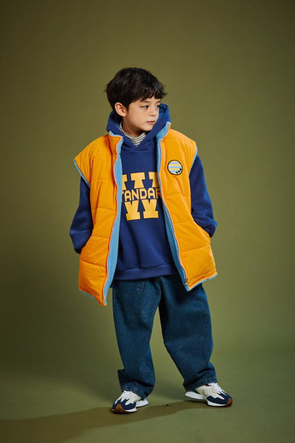 KOKOYARN - Korean Children Fashion - #Kfashion4kids - Fleece Denim Out Pocket Wide Pants - 9