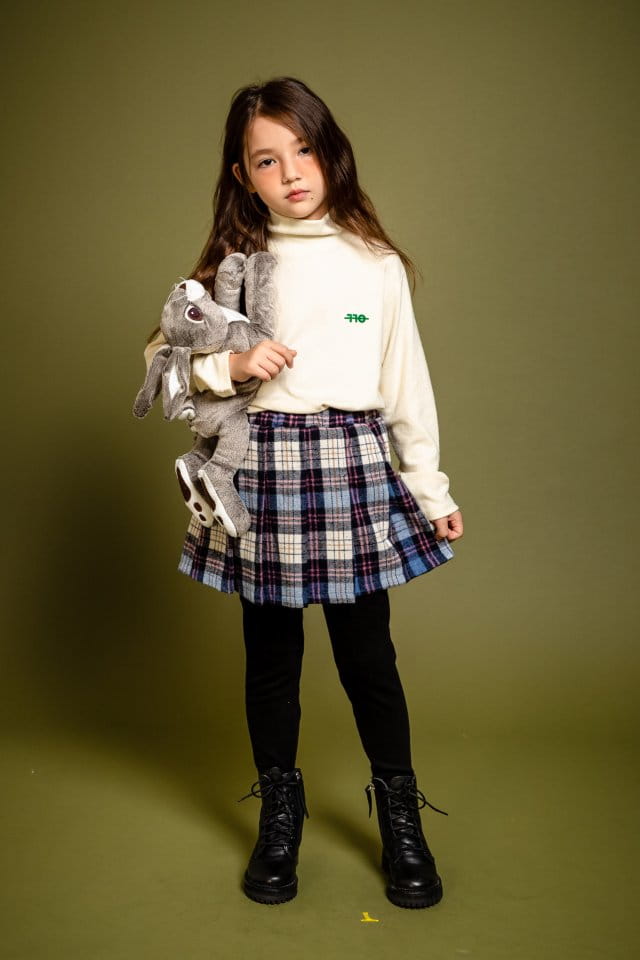 KOKOYARN - Korean Children Fashion - #Kfashion4kids - Check Tennis Skirt Leggings - 4