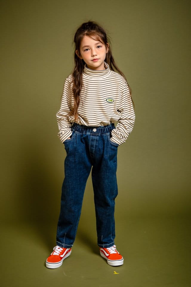 KOKOYARN - Korean Children Fashion - #Kfashion4kids - Jully High Waist Jeans - 2