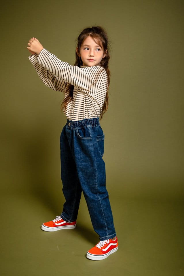 KOKOYARN - Korean Children Fashion - #Kfashion4kids - Jully High Waist Jeans - 3