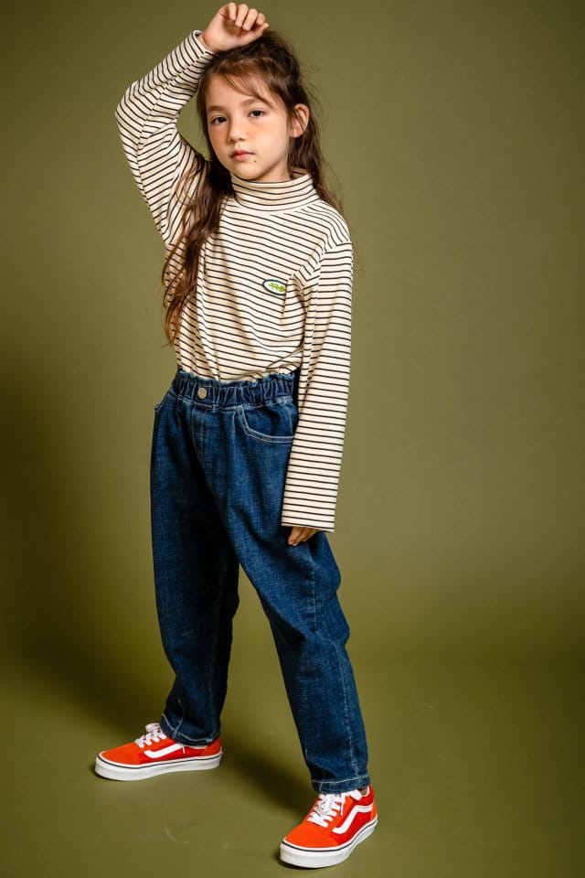 KOKOYARN - Korean Children Fashion - #Kfashion4kids - Jully High Waist Jeans - 5