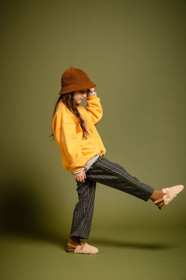 KOKOYARN - Korean Children Fashion - #Kfashion4kids - Check Wide Pants - 10