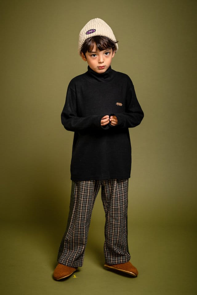 KOKOYARN - Korean Children Fashion - #Kfashion4kids - Check Wide Pants - 4