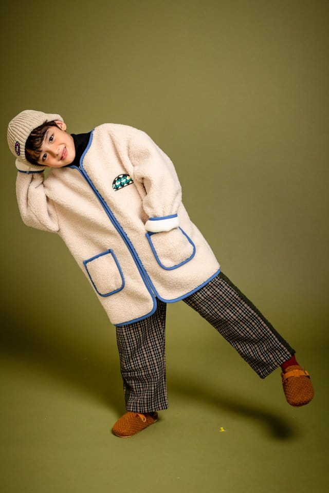 KOKOYARN - Korean Children Fashion - #Kfashion4kids - Check Wide Pants - 7