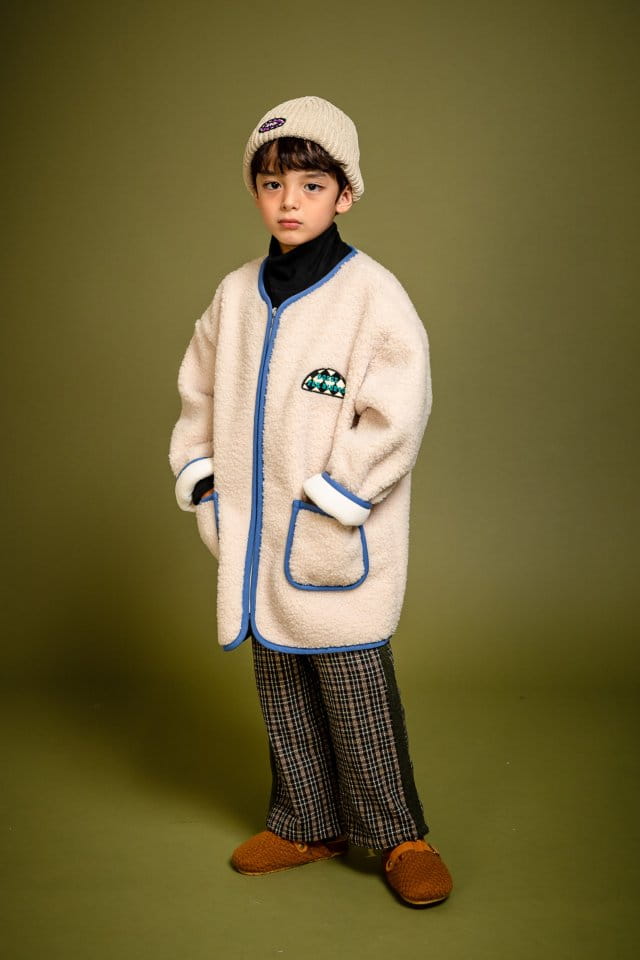 KOKOYARN - Korean Children Fashion - #Kfashion4kids - Check Wide Pants - 8
