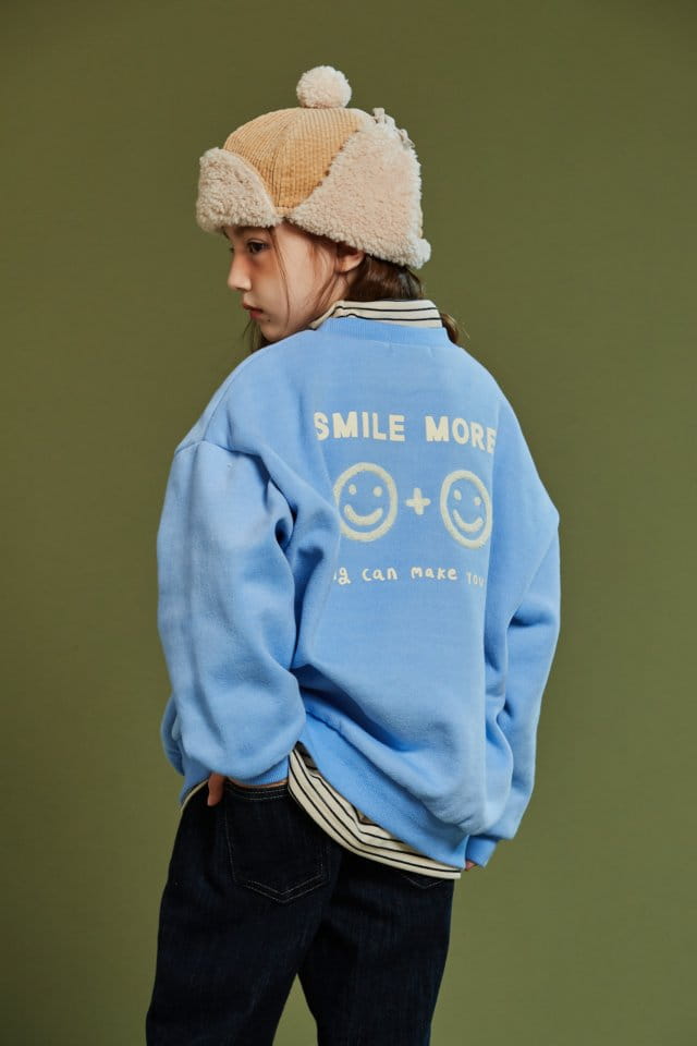 KOKOYARN - Korean Children Fashion - #Kfashion4kids - Smile Bookle Sweatshirt - 9