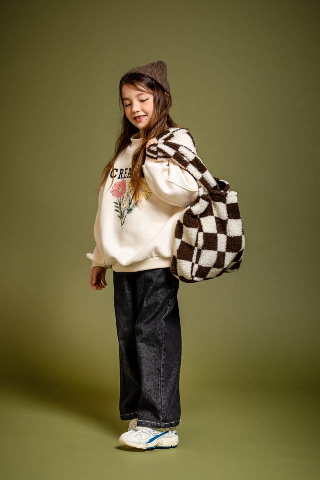 KOKOYARN - Korean Children Fashion - #Kfashion4kids - Daisy Half Turtleneck Sweatshirt