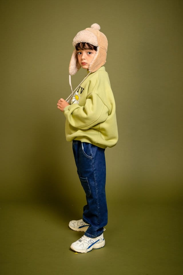 KOKOYARN - Korean Children Fashion - #Kfashion4kids - Daisy Half Turtleneck Sweatshirt - 12