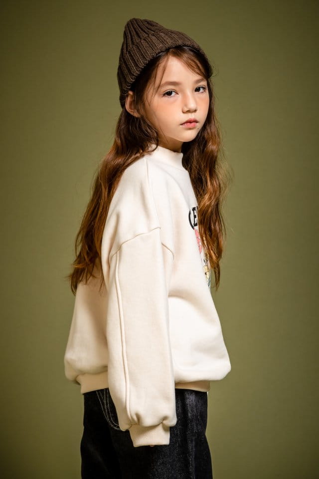 KOKOYARN - Korean Children Fashion - #Kfashion4kids - Daisy Half Turtleneck Sweatshirt - 3