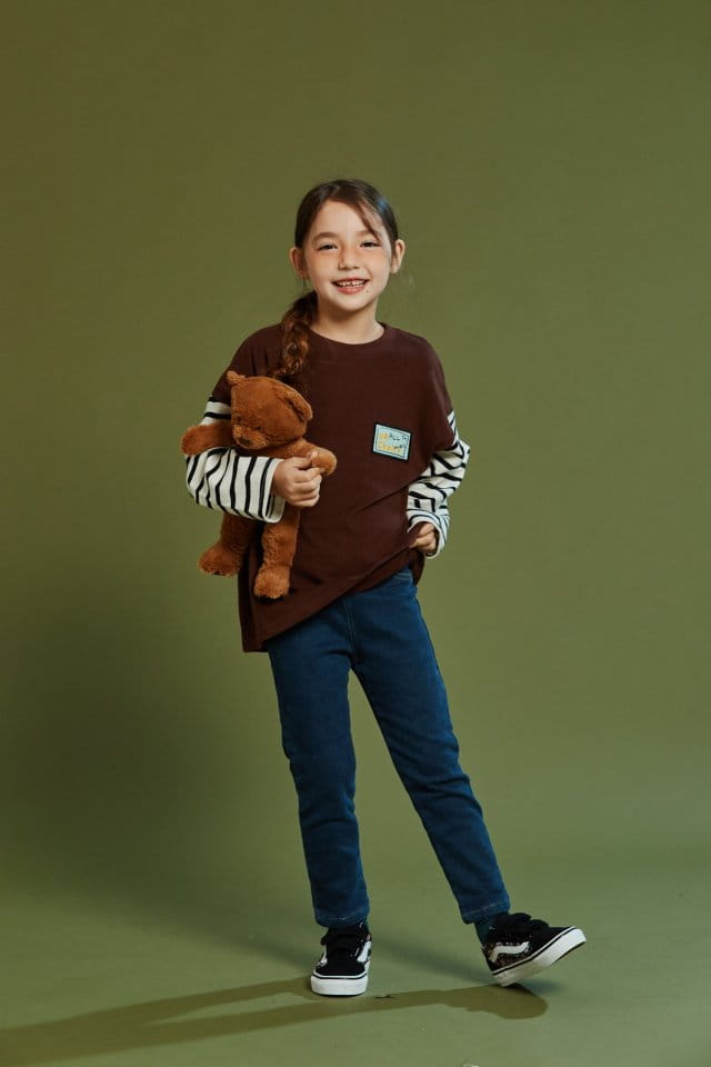 KOKOYARN - Korean Children Fashion - #Kfashion4kids - Choice Color Single Tee - 7