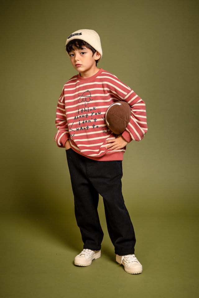 KOKOYARN - Korean Children Fashion - #Kfashion4kids - Think Stripes Sweatshirt - 2