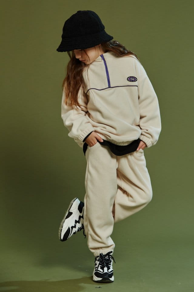 KOKOYARN - Korean Children Fashion - #Kfashion4kids - Fleece Anorak Top Bottom Set - 10