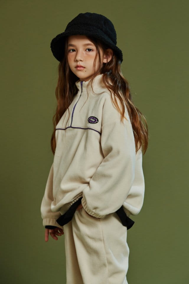 KOKOYARN - Korean Children Fashion - #Kfashion4kids - Fleece Anorak Top Bottom Set - 8