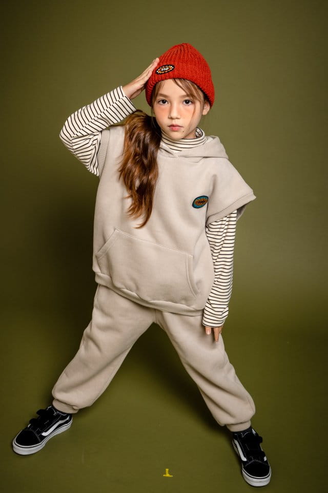 KOKOYARN - Korean Children Fashion - #Kfashion4kids - Hoody Top Bottom Set - 8
