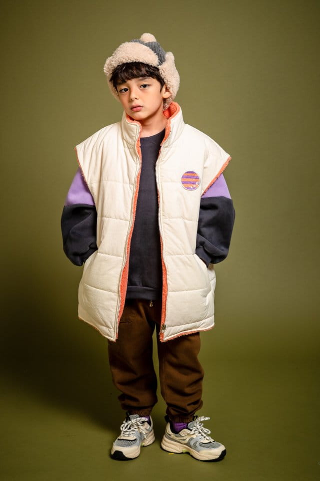 KOKOYARN - Korean Children Fashion - #Kfashion4kids - Reversible Padding Vest - 11