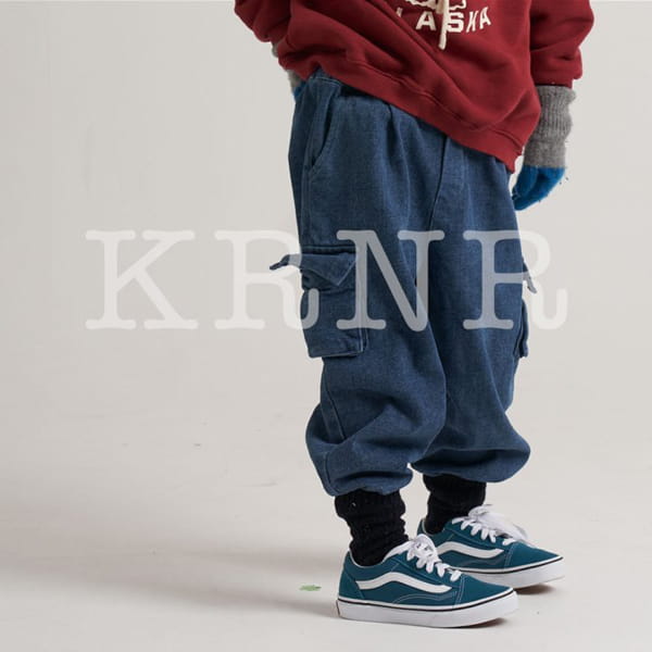 KURENARD - Korean Children Fashion - #Kfashion4kids - Cargo Denim Pants - 11
