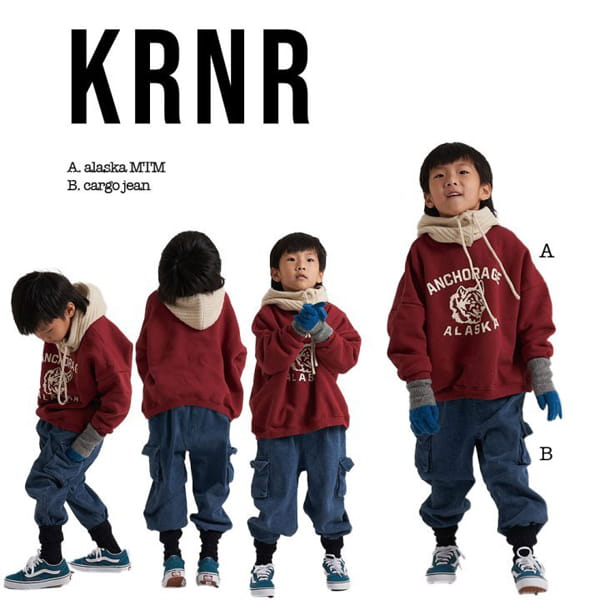 KURENARD - Korean Children Fashion - #Kfashion4kids - Cargo Denim Pants - 3