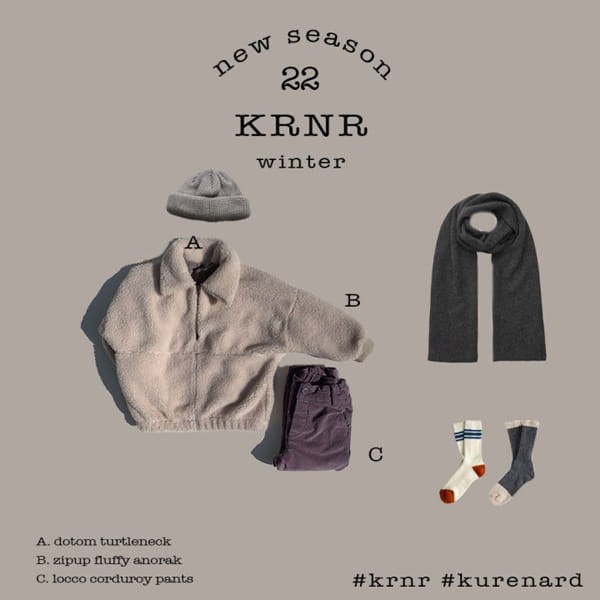 KURENARD - Korean Children Fashion - #Kfashion4kids - Zip-up Fluffy Anorak - 4