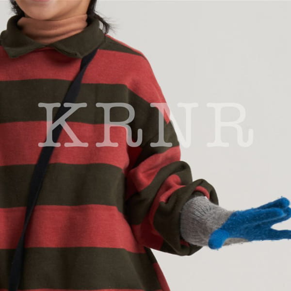 KURENARD - Korean Children Fashion - #Kfashion4kids - Stripes Collar Sweatshirt - 4