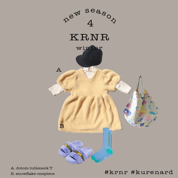 KURENARD - Korean Children Fashion - #Kfashion4kids - Snow Flower One-piece - 4