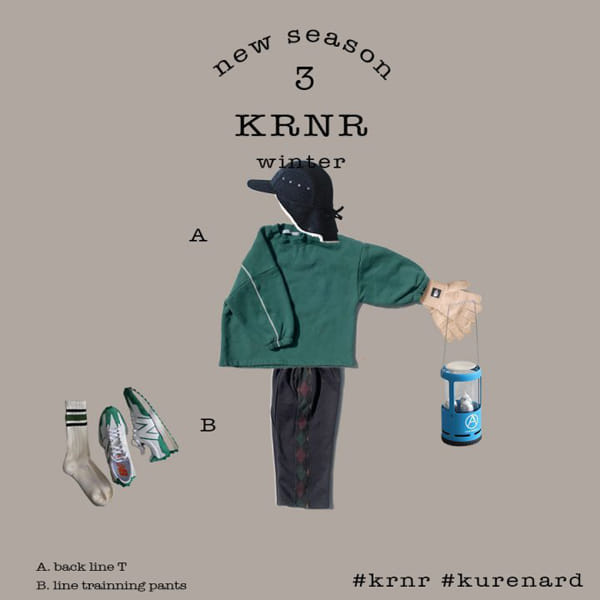 KURENARD - Korean Children Fashion - #Kfashion4kids - Back Line Tee - 8
