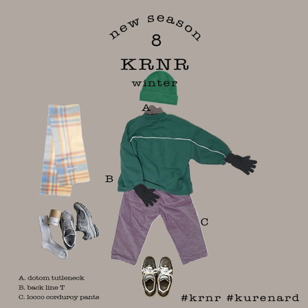 KURENARD - Korean Children Fashion - #Kfashion4kids - Back Line Tee - 9
