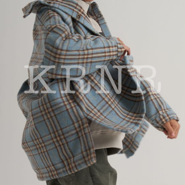 KURENARD - Korean Children Fashion - #Kfashion4kids - Check Over Shirt - 11