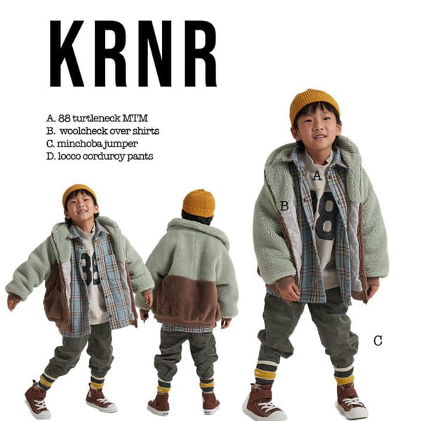 KURENARD - Korean Children Fashion - #Kfashion4kids - Check Over Shirt - 2