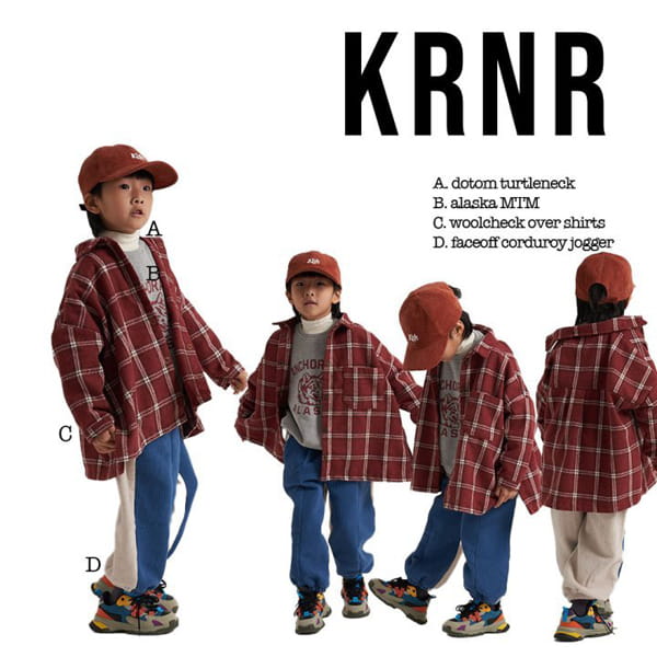 KURENARD - Korean Children Fashion - #Kfashion4kids - Check Over Shirt - 5