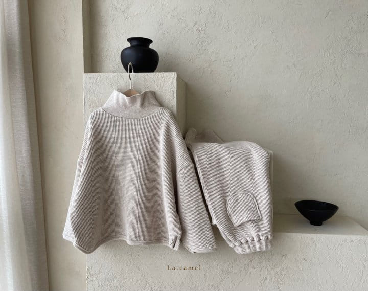 LA CAMEL - Korean Children Fashion - #Kfashion4kids - Mono Top Bottom Set - 3