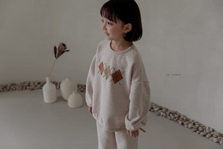 LA CAMEL - Korean Children Fashion - #Kfashion4kids - Mita Top Bottom Set - 4