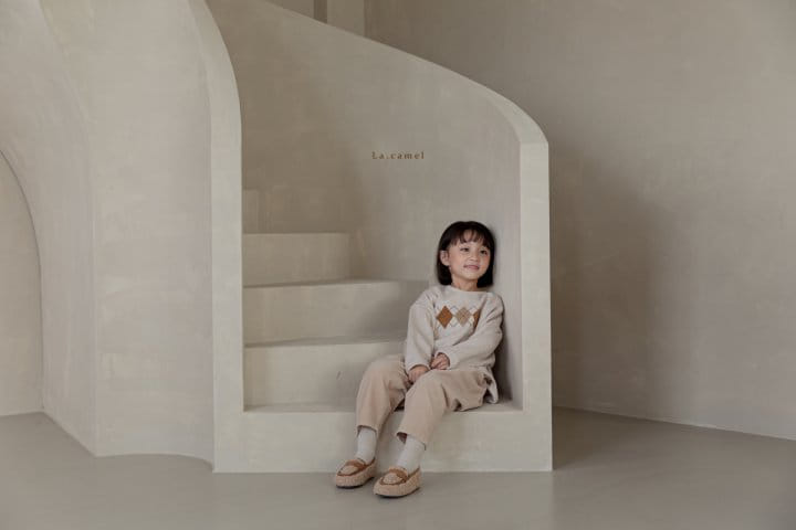 LA CAMEL - Korean Children Fashion - #Kfashion4kids - Mita Top Bottom Set - 8