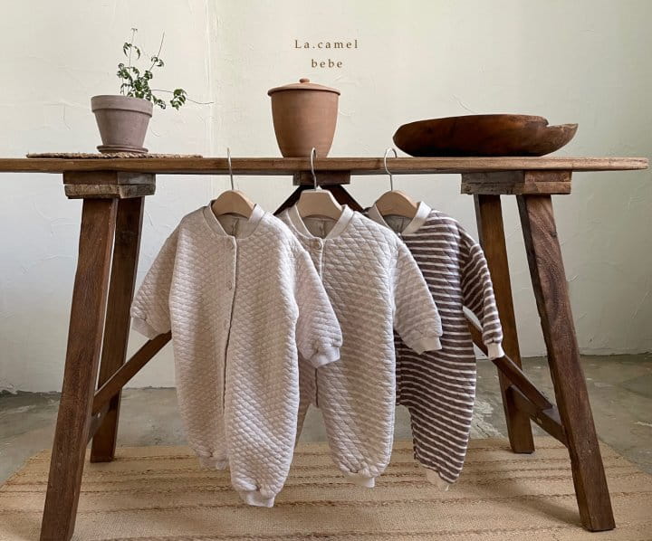LA CAMEL - Korean Children Fashion - #Kfashion4kids - Latte Bodysuit