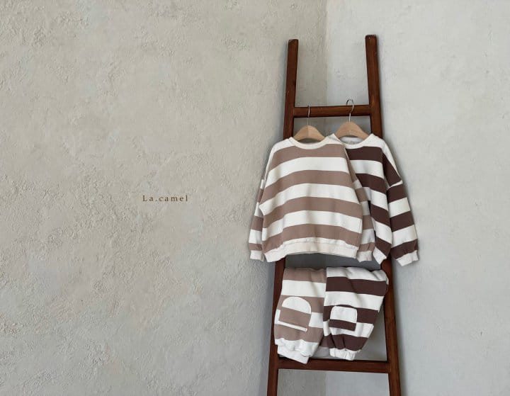 LA CAMEL - Korean Children Fashion - #Kfashion4kids - Rich Top Bottom Set