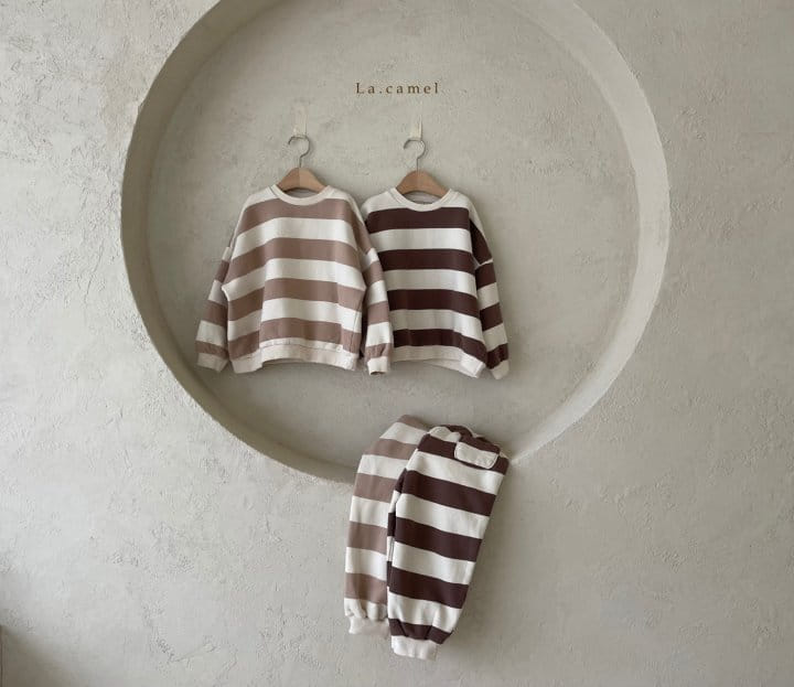 LA CAMEL - Korean Children Fashion - #Kfashion4kids - Rich Top Bottom Set - 2
