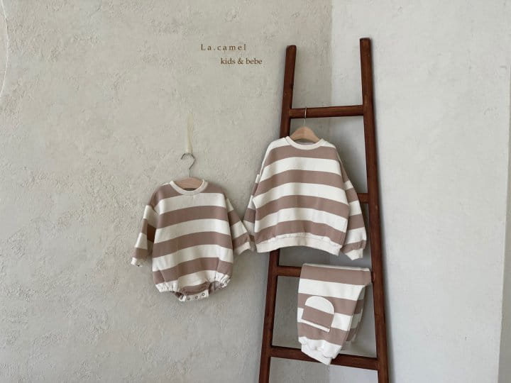LA CAMEL - Korean Children Fashion - #Kfashion4kids - Rich Top Bottom Set - 4