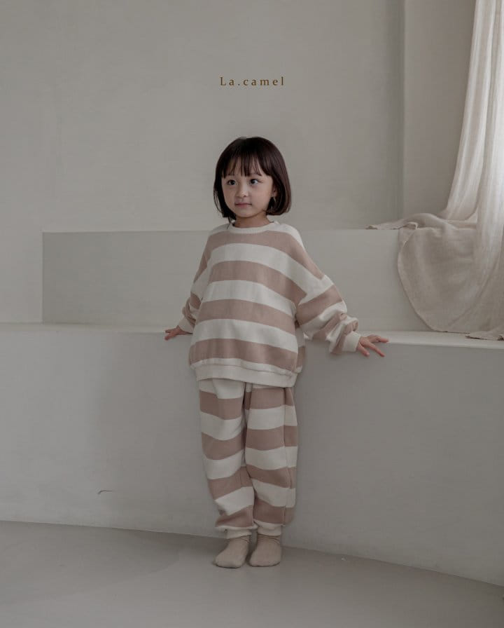 LA CAMEL - Korean Children Fashion - #Kfashion4kids - Rich Top Bottom Set - 6