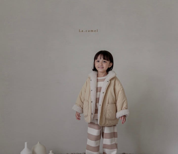 LA CAMEL - Korean Children Fashion - #Kfashion4kids - Rich Top Bottom Set - 7