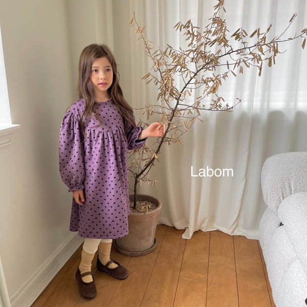 LABOM - Korean Children Fashion - #Kfashion4kids - Heart Rib One-piece - 8