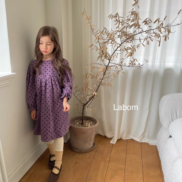LABOM - Korean Children Fashion - #Kfashion4kids - Heart Rib One-piece - 9