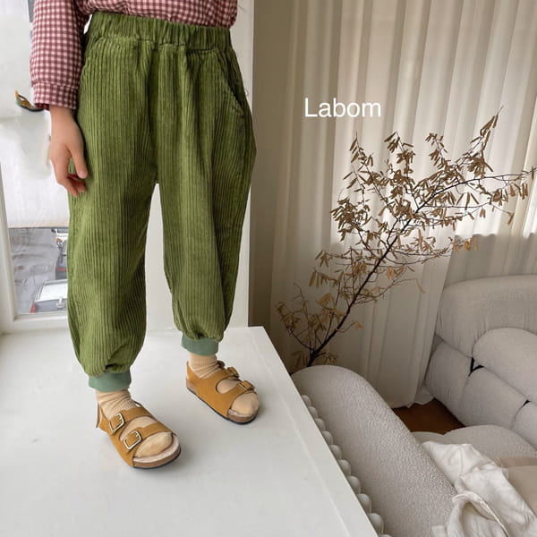 LABOM - Korean Children Fashion - #Kfashion4kids - Frankie Rib Jogger Pants