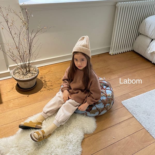LABOM - Korean Children Fashion - #Kfashion4kids - Frankie Rib Jogger Pants - 10