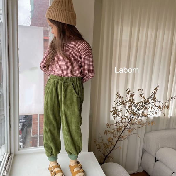 LABOM - Korean Children Fashion - #Kfashion4kids - Frankie Rib Jogger Pants - 4