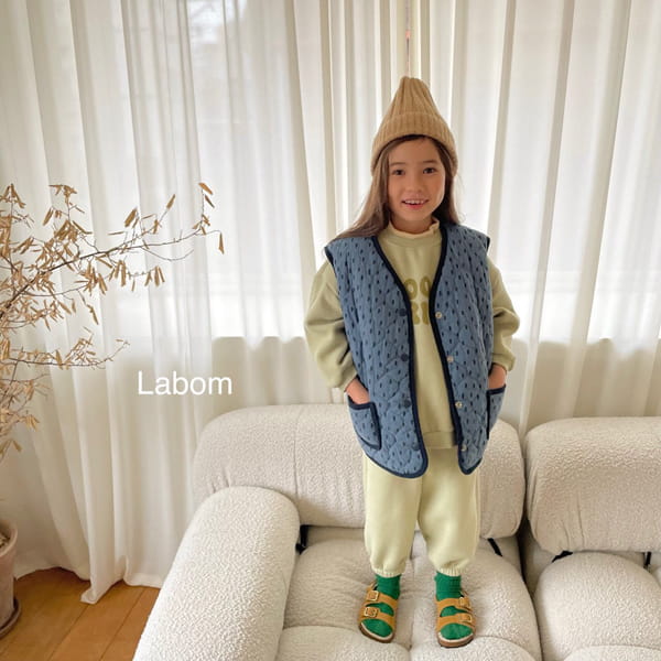 LABOM - Korean Children Fashion - #Kfashion4kids - Poodle Reversible Vest